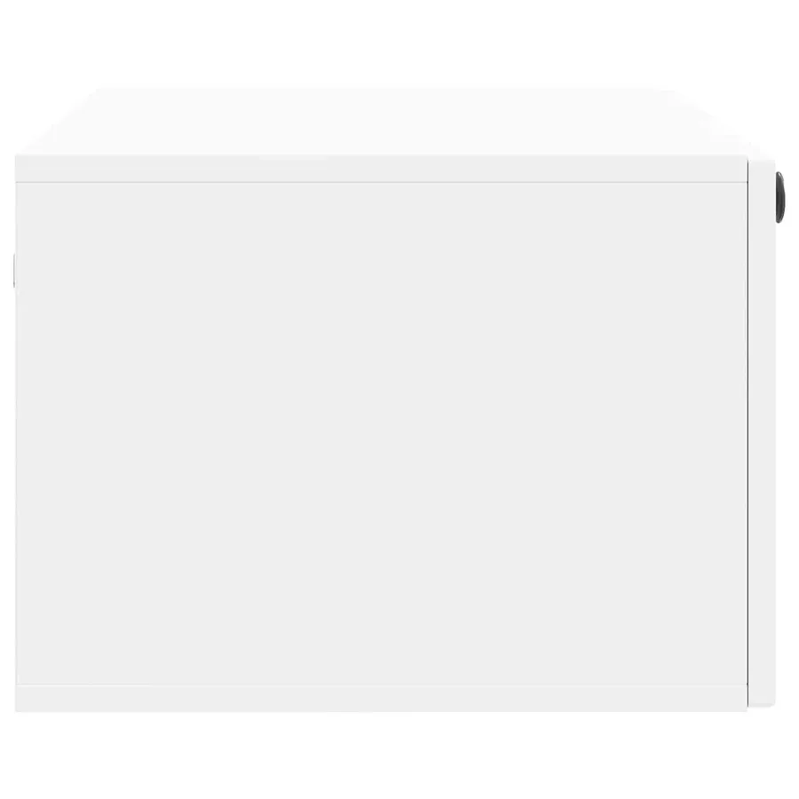 Meuble TV mural Blanc 78,5 x 41 x 30 cm Bois d'ingénierie - 7
