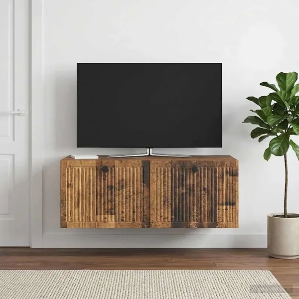 Meuble TV mural Bois ancien 78,5 x 41 x 30 cm Bois d'ingénierie
