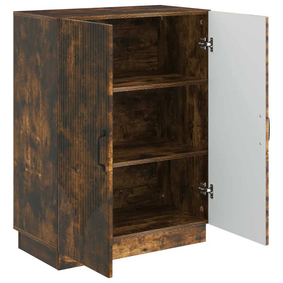Buffet Chêne fumé 66 x 34,5 x 87 cm Bois d'ingénierie - 5