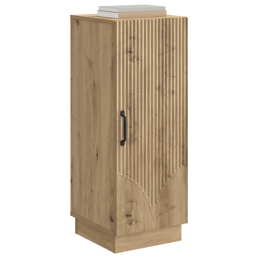 Buffet Chêne artisanal 33 x 34,5 x 87 cm Bois d'ingénierie - 3