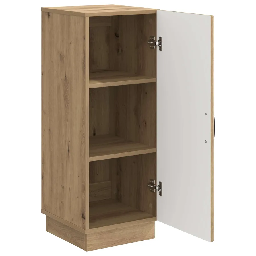 Buffet Chêne artisanal 33 x 34,5 x 87 cm Bois d'ingénierie - 5