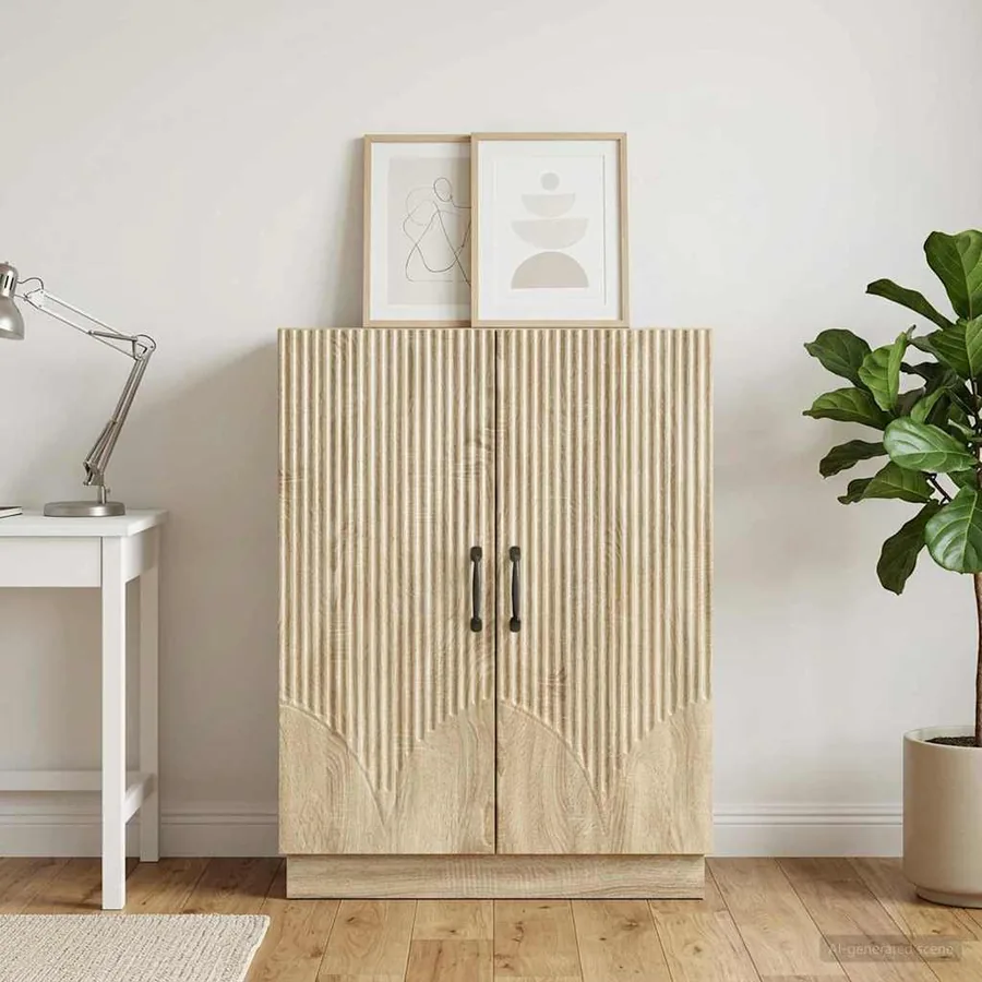Buffet Chêne Sonoma 66 x 34,5 x 87 cm Bois d'ingénierie