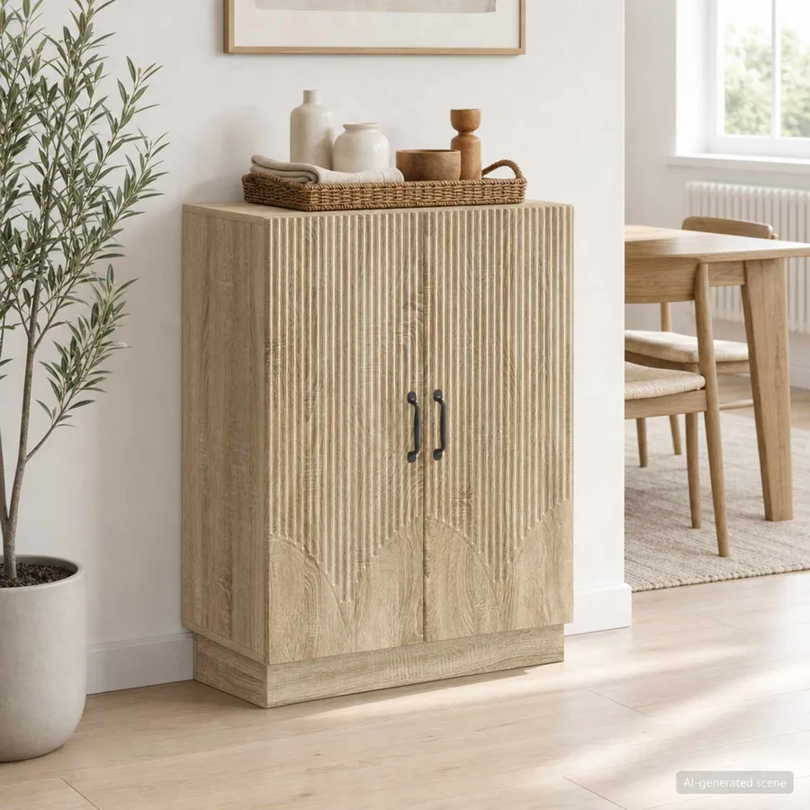 Buffet Chêne Sonoma 66 x 34,5 x 87 cm Bois d'ingénierie - 4