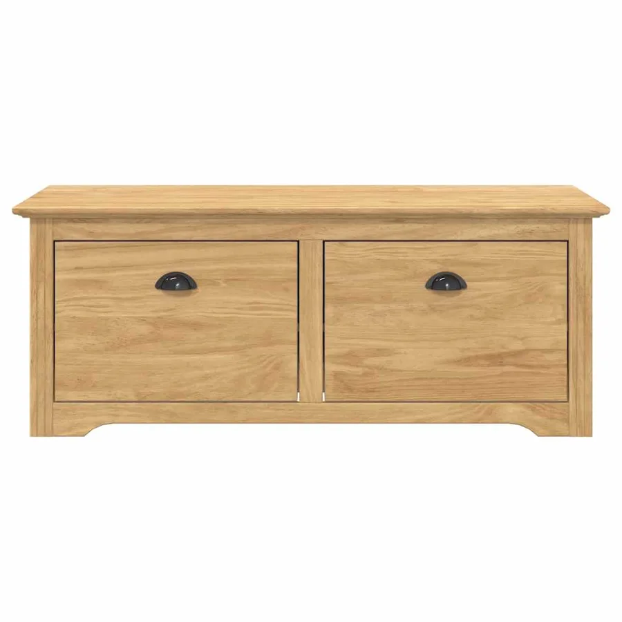 Banc de couloir avec tiroir BODO Marron miel 118 x 40 x 50 cm - 5
