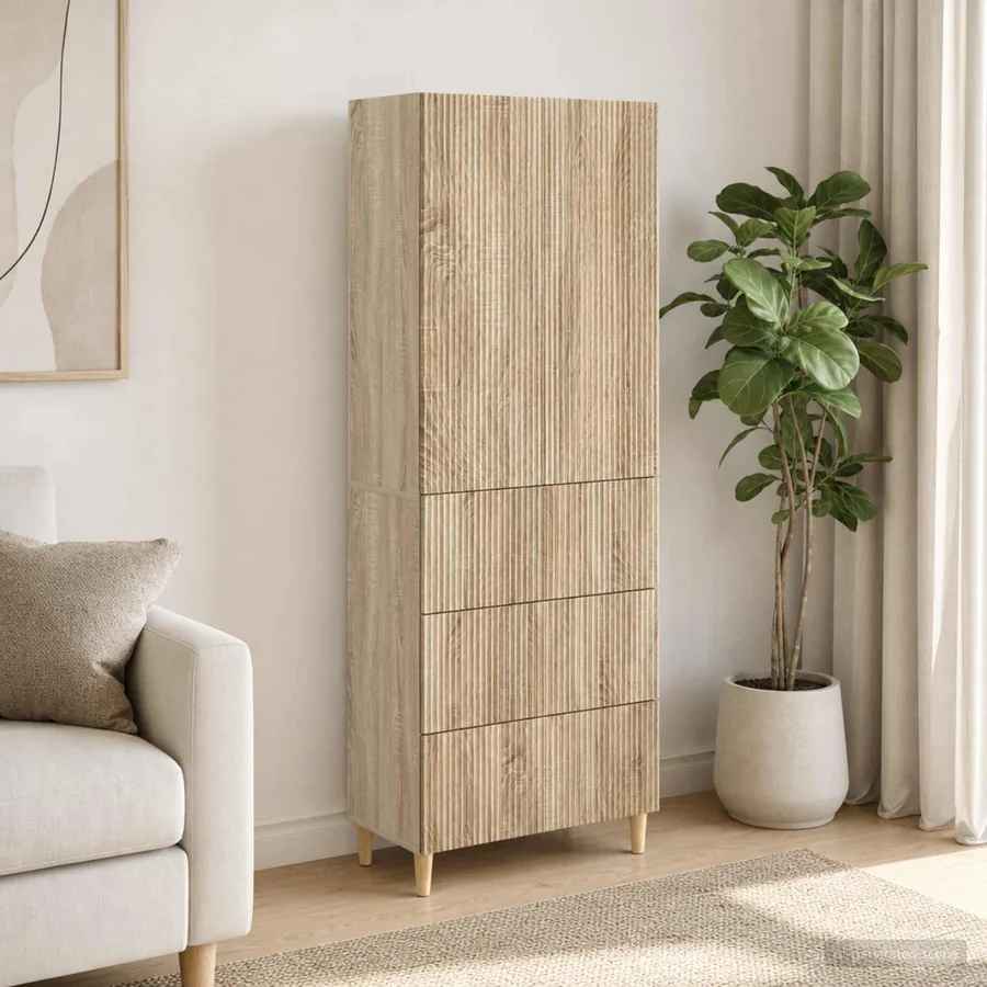 Ensemble de Meubles 2 pcs Chêne Sonoma 66 x 34,5 x 90 cm