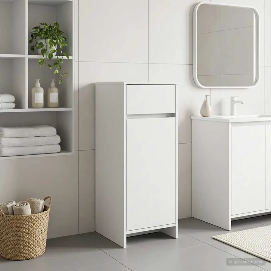 Armoire de salle de bain Blanc 35 x 36,5 x 85 cm