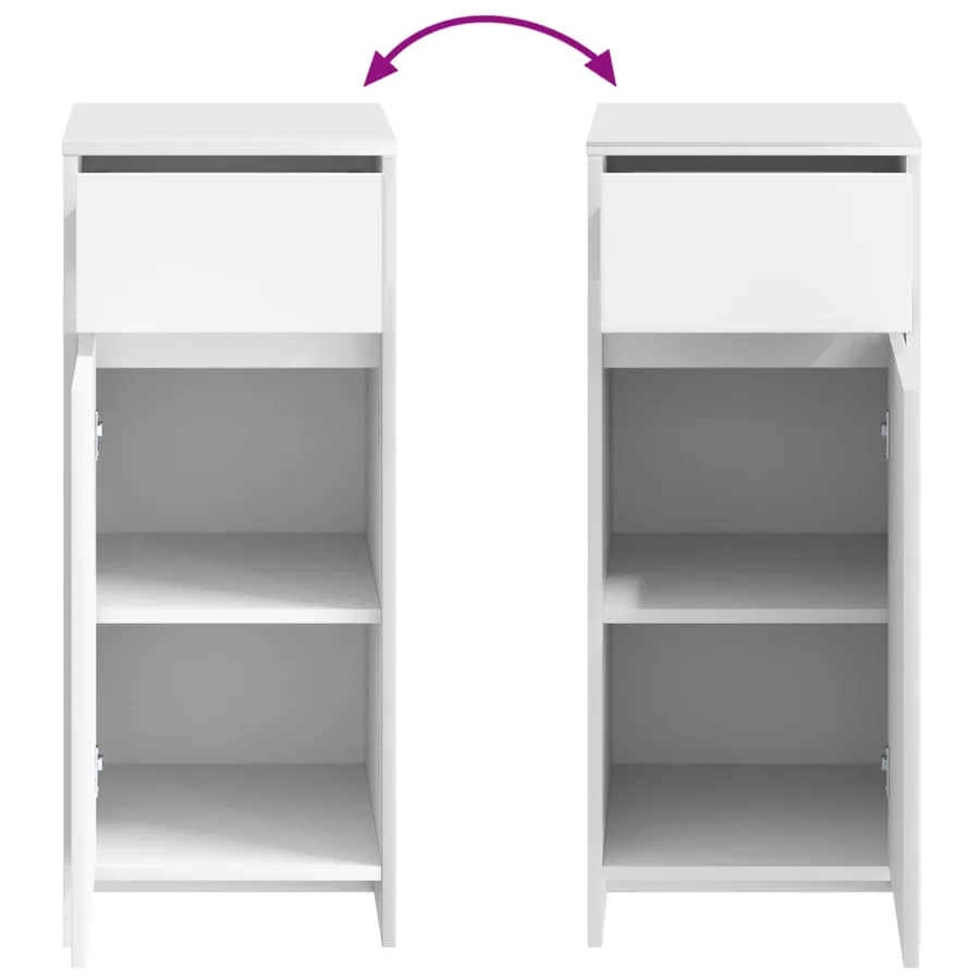 Armoire de salle de bain Blanc 35 x 36,5 x 85 cm - 7