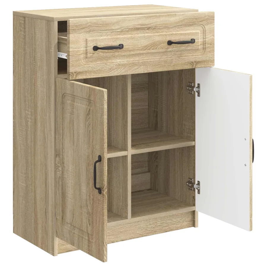Buffet Chêne Sonoma 66 x 34,5 x 87 cm Bois d'ingénierie - 5