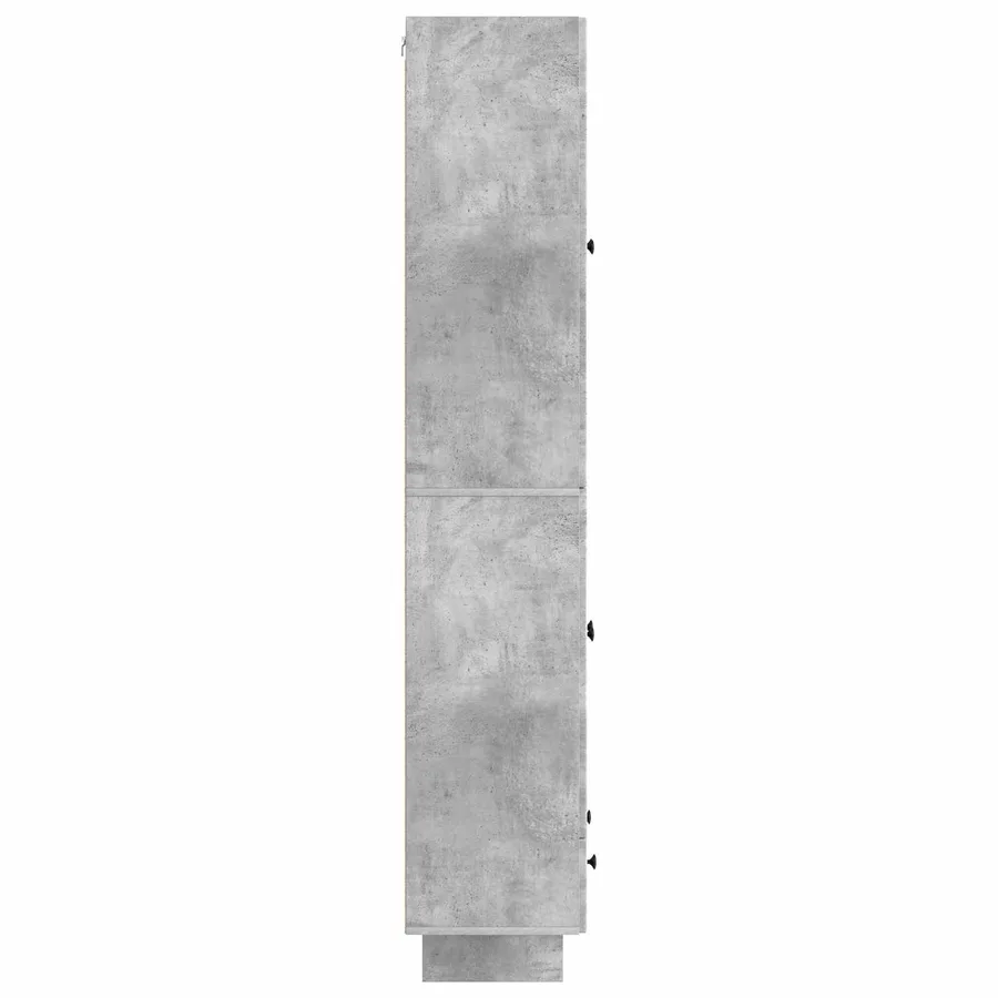 Ensemble de Meubles 2 pcs Gris béton 66 x 34,5 x 95 cm - 6