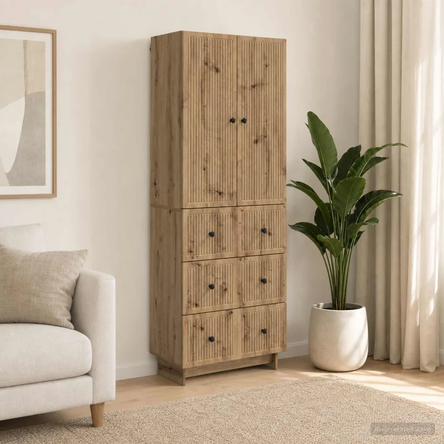 Ensemble de Meubles 2 pc Bois d'ingénierie
