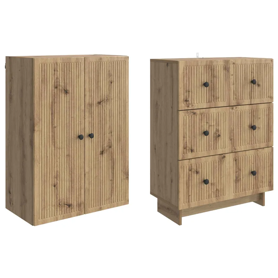 Ensemble de Meubles 2 pc Bois d'ingénierie - 4