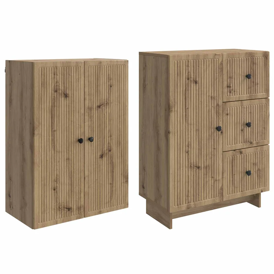 Ensemble de Meubles 2 pc Bois d'ingénierie - 5