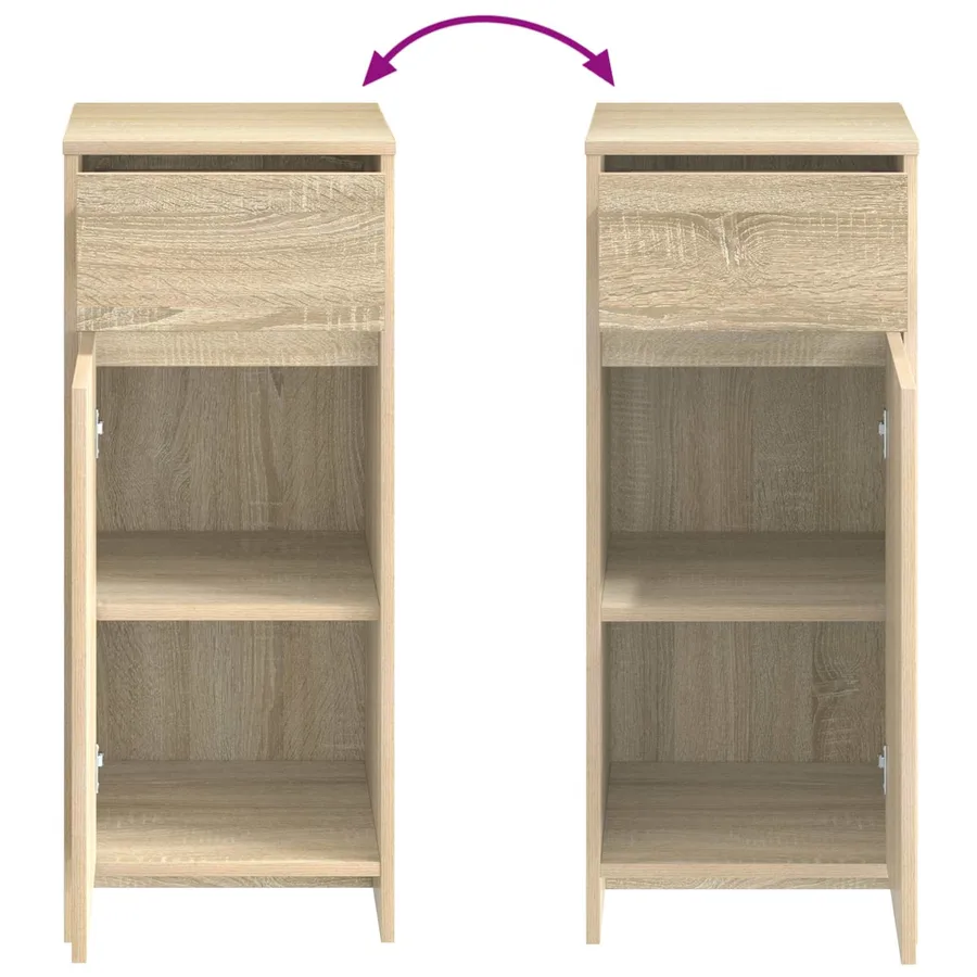Armoire de salle de bain Chêne Sonoma 35 x 36,5 x 85 cm - 7