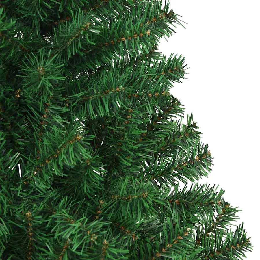 Arbre de Noël artificiel avec branches épaisses vert 240 cm PVC - 4