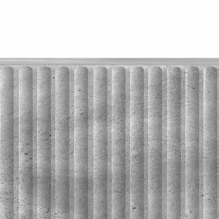 Meuble TV Gris béton 147 x 34,5 x 30 cm Bois d'ingénierie - 10