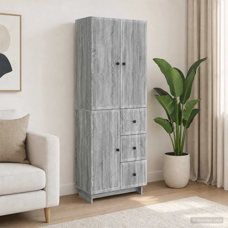 Ensemble de Meubles 2 pcs 66 x 34,5 x 90 cm Bois d'ingénierie