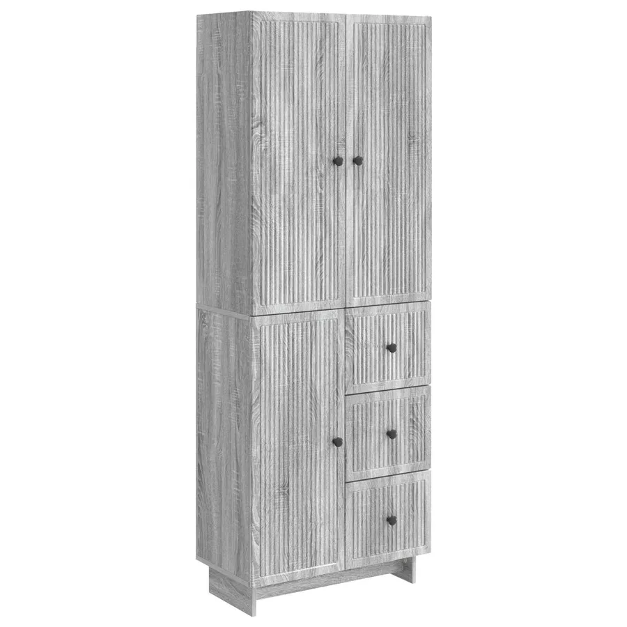 Ensemble de Meubles 2 pcs 66 x 34,5 x 90 cm Bois d'ingénierie - 2