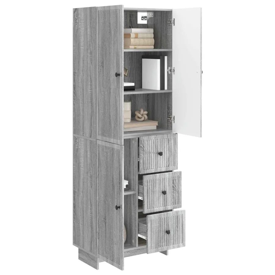 Ensemble de Meubles 2 pcs 66 x 34,5 x 90 cm Bois d'ingénierie - 3