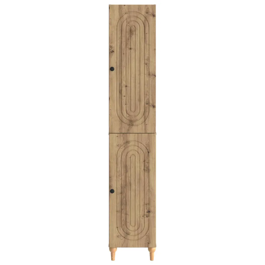 Ensemble de Meubles 2 pc Chêne artisanal Bois d'ingénierie - 5