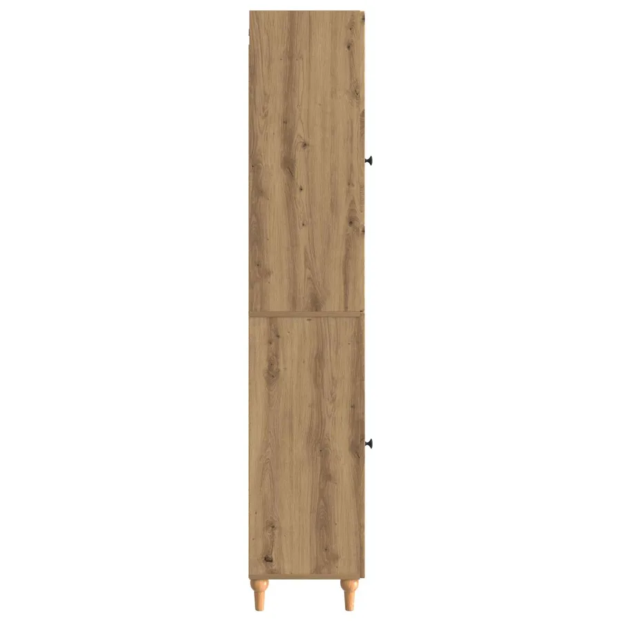 Ensemble de Meubles 2 pc Chêne artisanal Bois d'ingénierie - 6