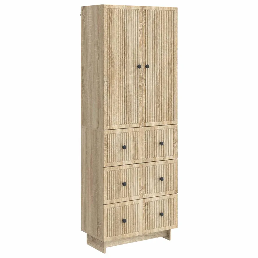 Ensemble de Meubles 2 pcs 66 x 34,5 x 90 cm Bois d'ingénierie - 2