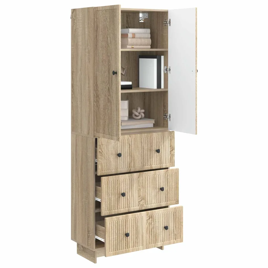 Ensemble de Meubles 2 pcs 66 x 34,5 x 90 cm Bois d'ingénierie - 3