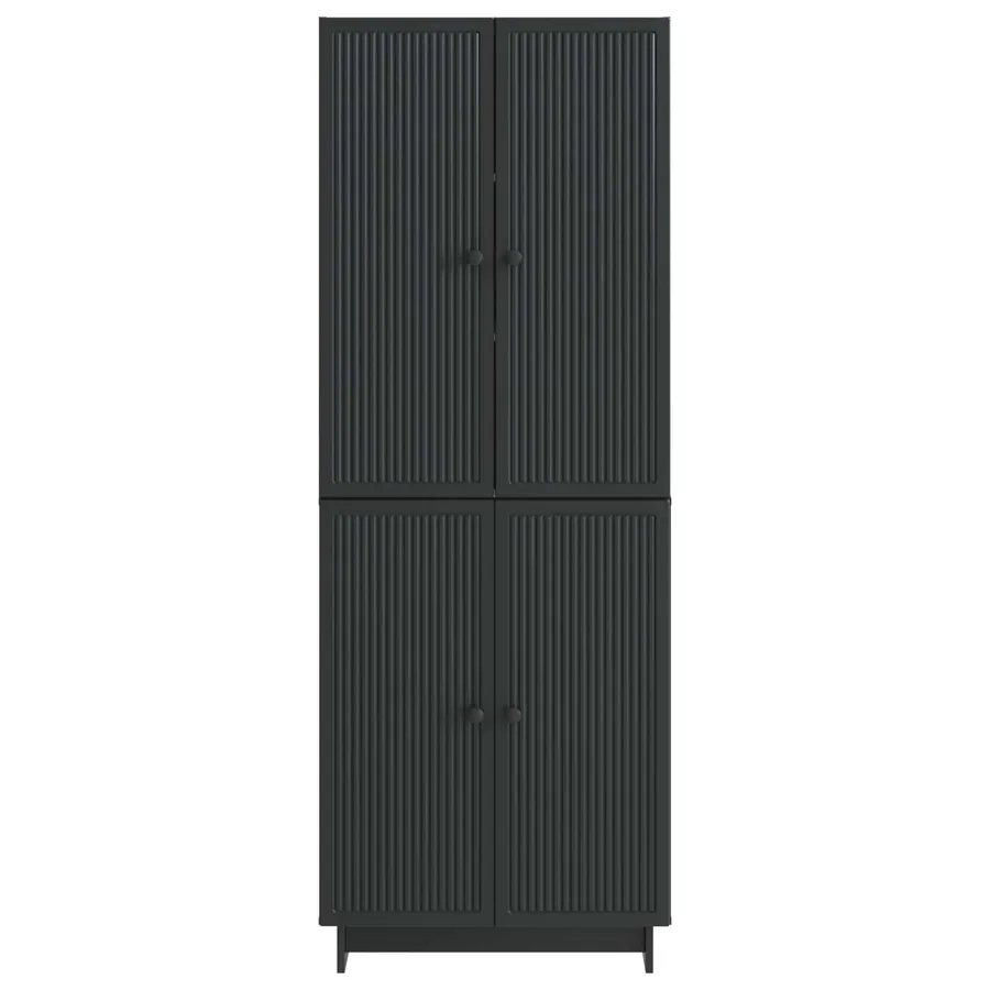 Ensemble de Meubles 2 pcs Noir 66 x 34,5 x 90 cm - 5