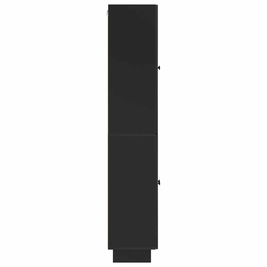Ensemble de Meubles 2 pcs Noir 66 x 34,5 x 90 cm - 6