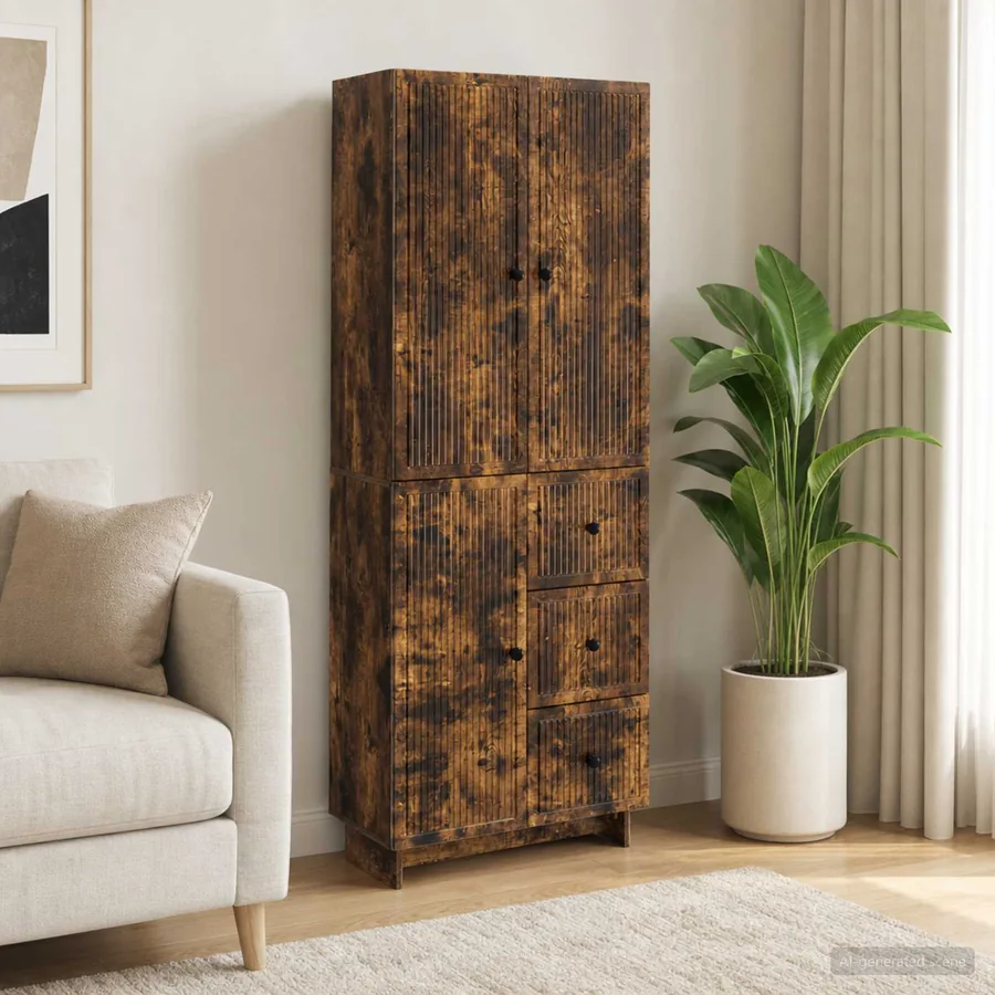 Ensemble de Meubles 2 pcs 66 x 34,5 x 90 cm Bois d'ingénierie