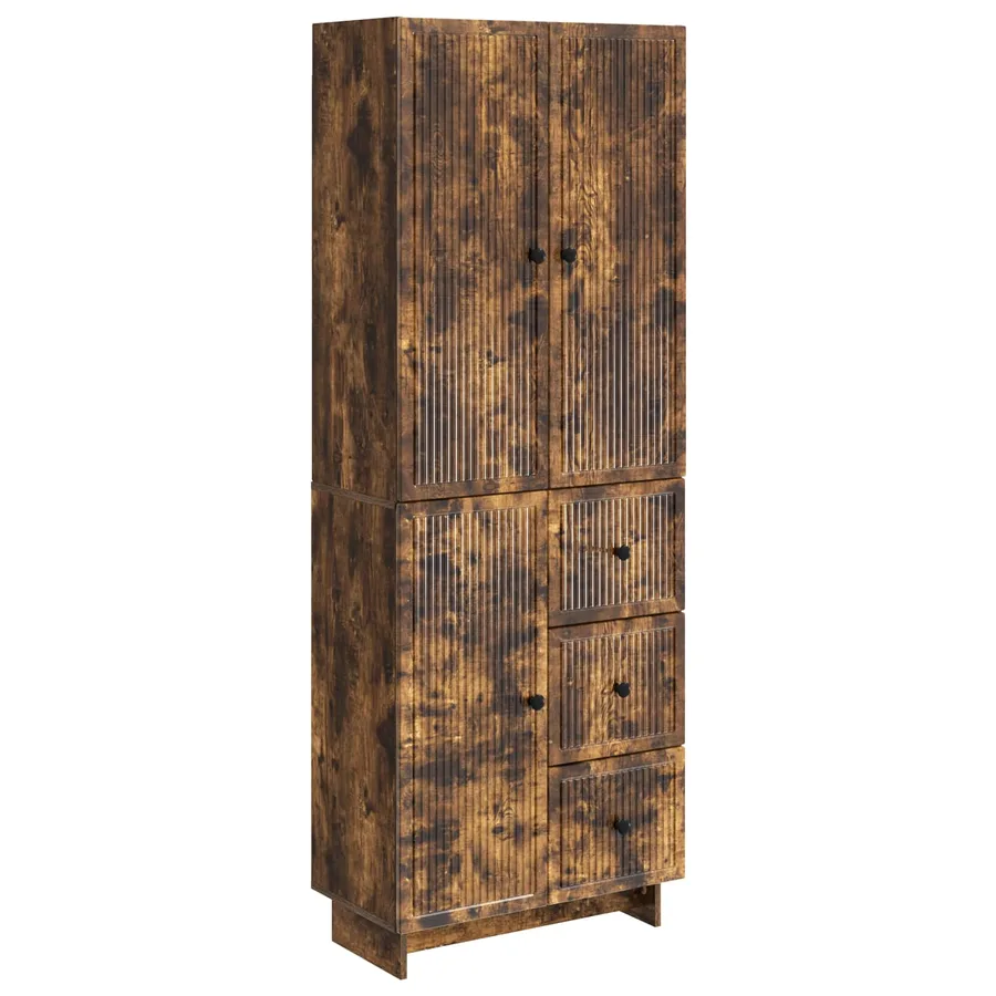 Ensemble de Meubles 2 pcs 66 x 34,5 x 90 cm Bois d'ingénierie - 2