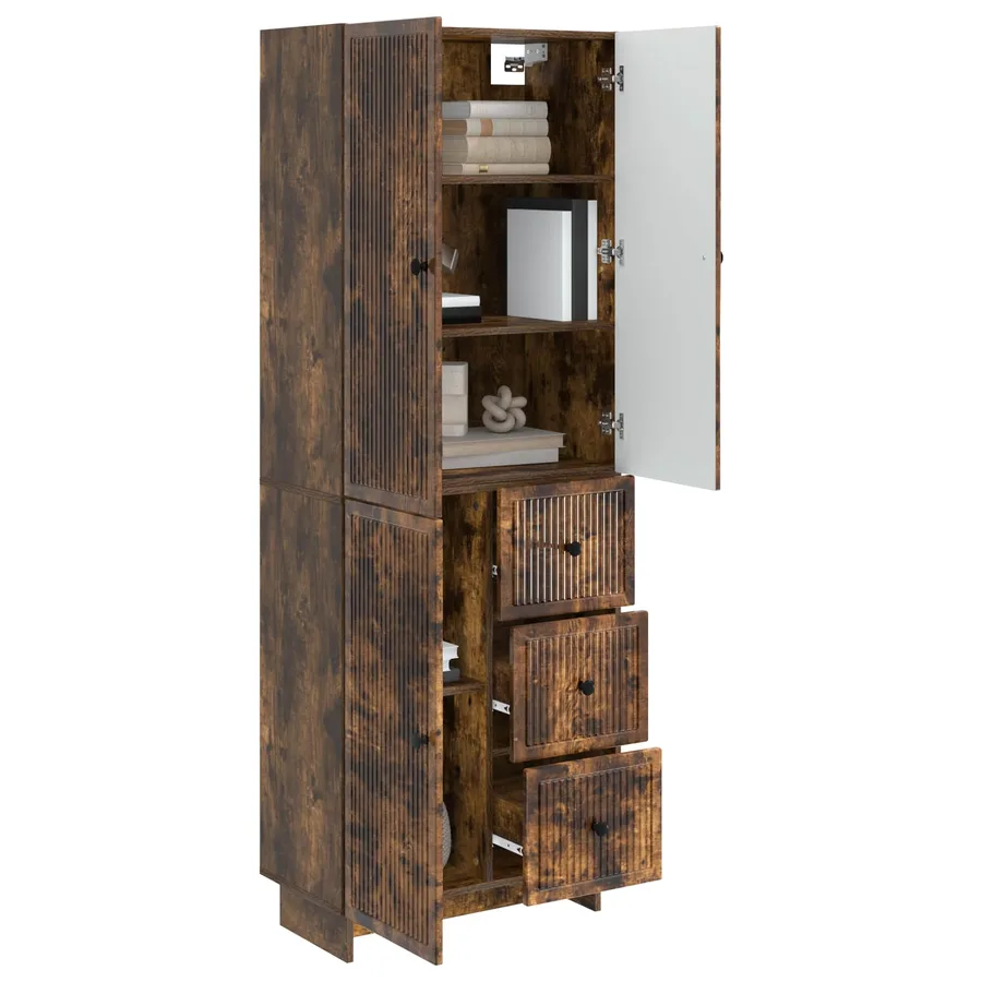 Ensemble de Meubles 2 pcs 66 x 34,5 x 90 cm Bois d'ingénierie - 3