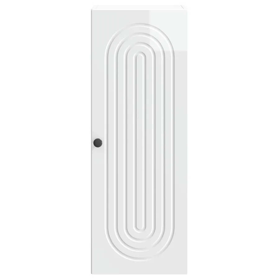 Armoire Murale Blanc brillant 33 x 34,5 x 90 cm - 4