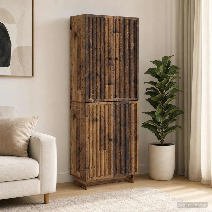 Ensemble de Meubles 2 pcs Bois ancien 66 x 34,5 x 90 cm