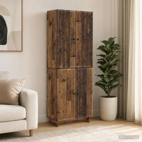Ensemble de Meubles 2 pcs Bois ancien 66 x 34,5 x 90 cm