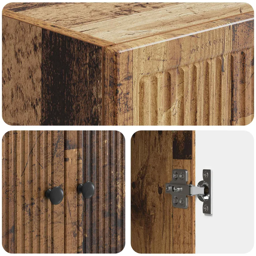 Ensemble de Meubles 2 pcs Bois ancien 66 x 34,5 x 90 cm - 8