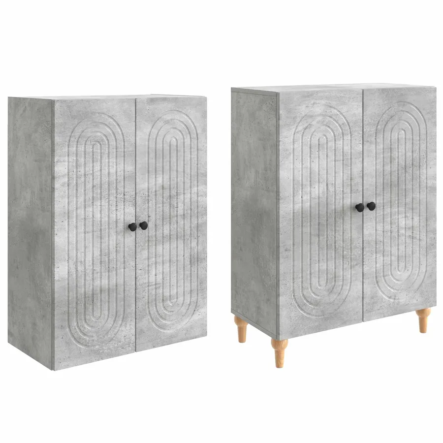 Ensemble de Meubles 2 pcs 66 x 34,5 x 90 cm Bois d'ingénierie - 4