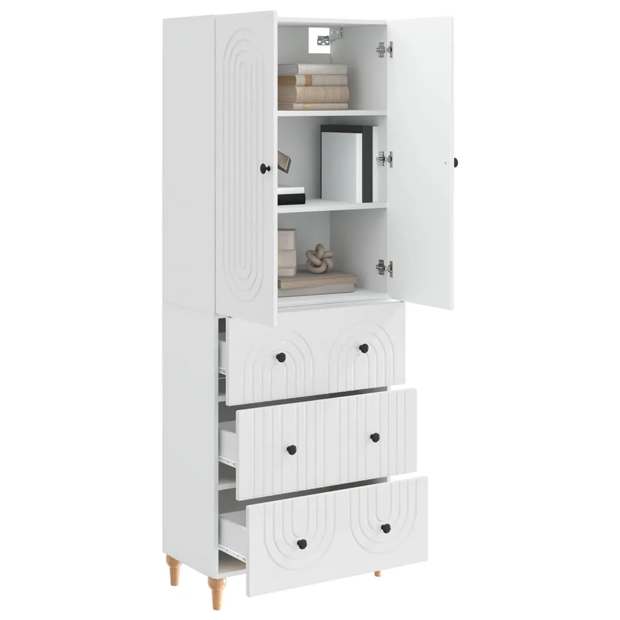 Ensemble de Meubles 2 pcs 66 x 34,5 x 90 cm Bois d'ingénierie - 3