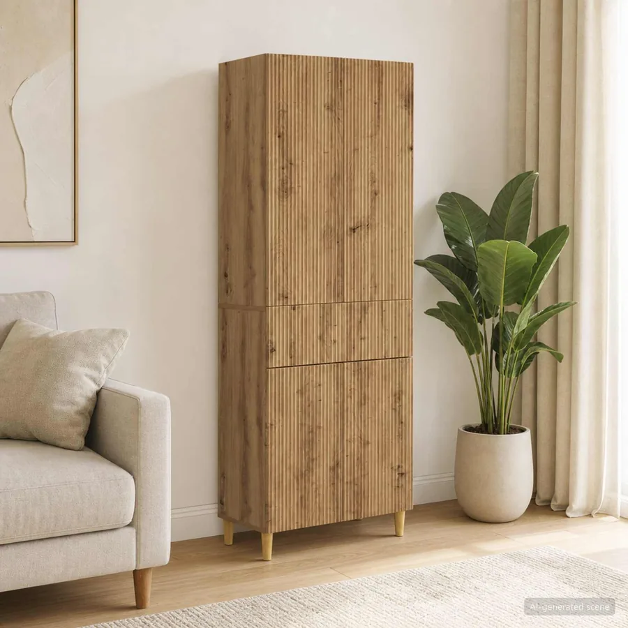 Ensemble de Meubles 2 pc Bois d'ingénierie