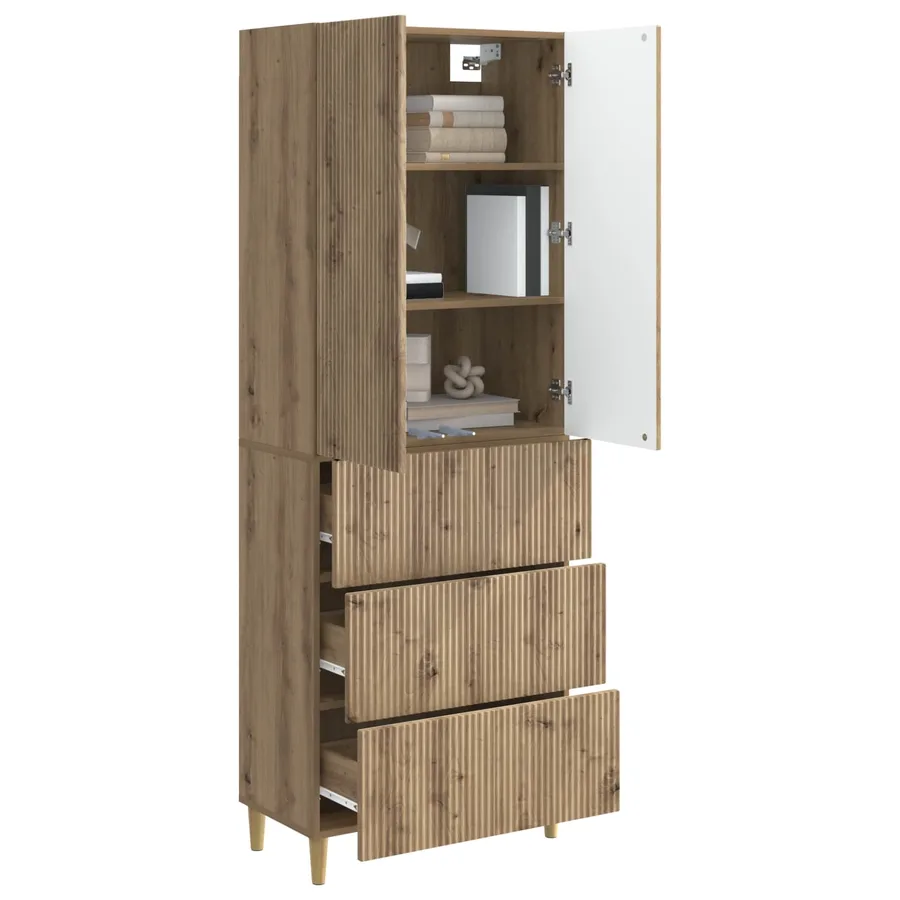 Ensemble de Meubles 2 pc Bois d'ingénierie - 3