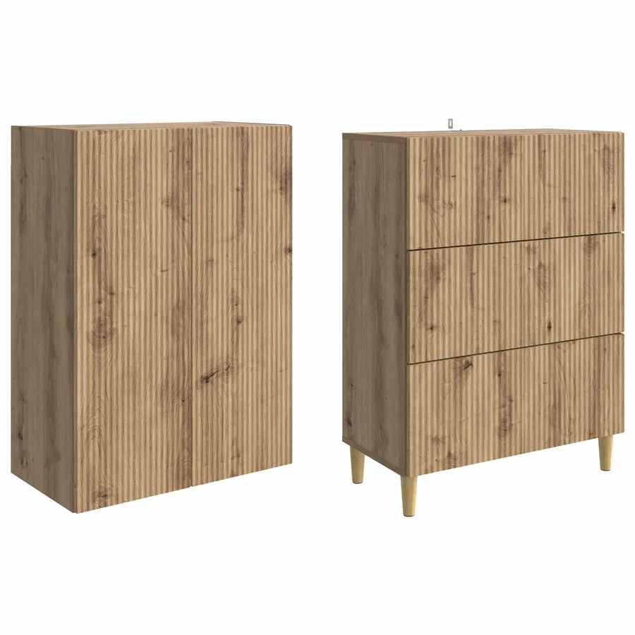 Ensemble de Meubles 2 pc Bois d'ingénierie - 4