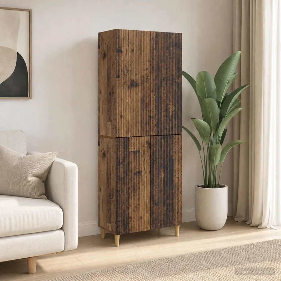 Ensemble de Meubles 2 pcs Bois ancien 66 x 34,5 x 90 cm