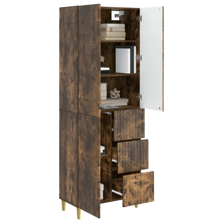 Ensemble de Meubles 2 pcs 66 x 34,5 x 90 cm Bois d'ingénierie - 3