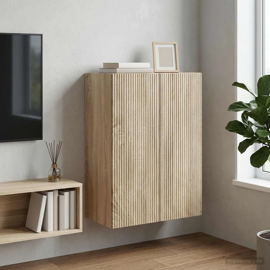 Armoire Murale Chêne Sonoma 66 x 34,5 x 90 cm Bois d'ingénierie