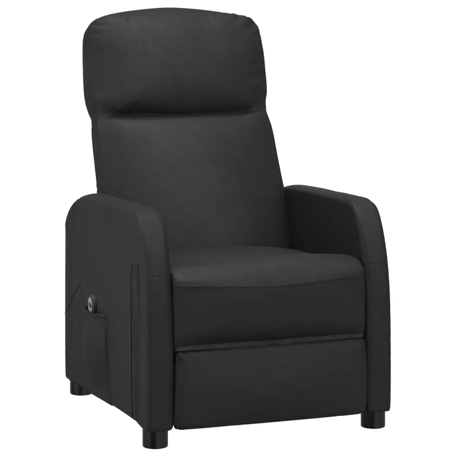 Fauteuil inclinable électrique Noir Similicuir - 3