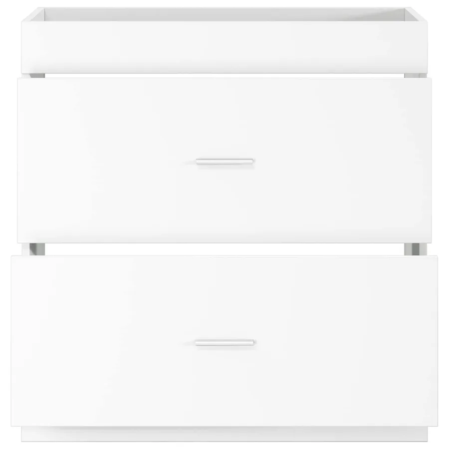 Meuble sous lavabo de salle de bain Blanc 78,5 x 37,5 x 81 cm - 4