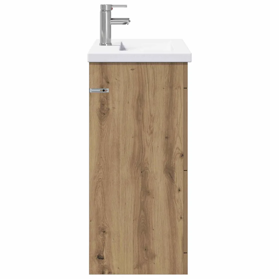 Ensemble de mobilier de salle de bain Chêne artisanal - 6
