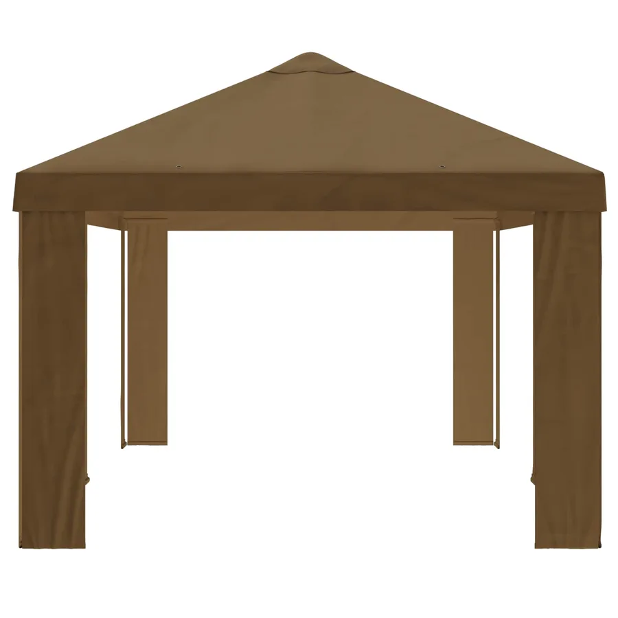 Housse de Gazebo 6 x 3 m Taupe Polyester 190 gsm - 4