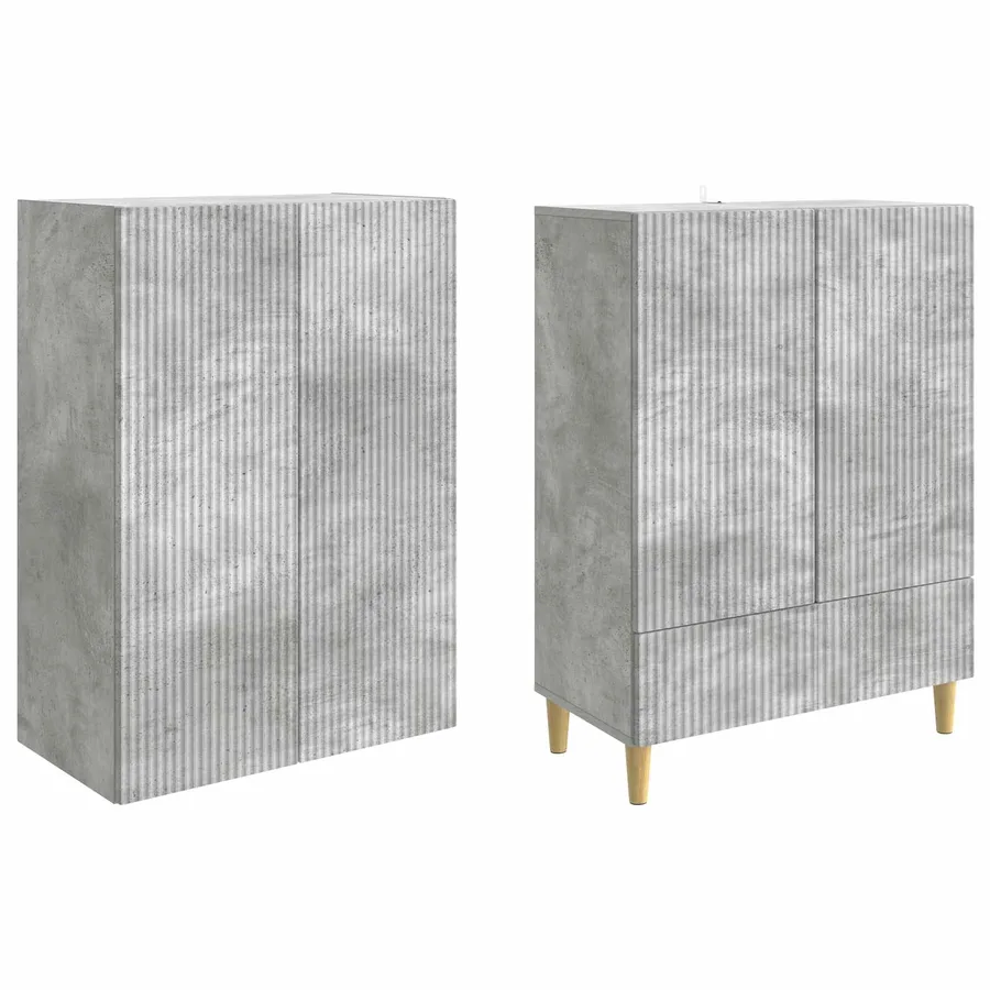 Ensemble de Meubles 2 pcs 66 x 34,5 x 95 cm Bois d'ingénierie - 4