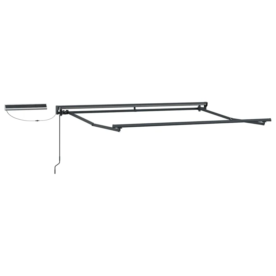 Cadre de store rétractable électrique Anthracite 3,5 x 2 m - 2