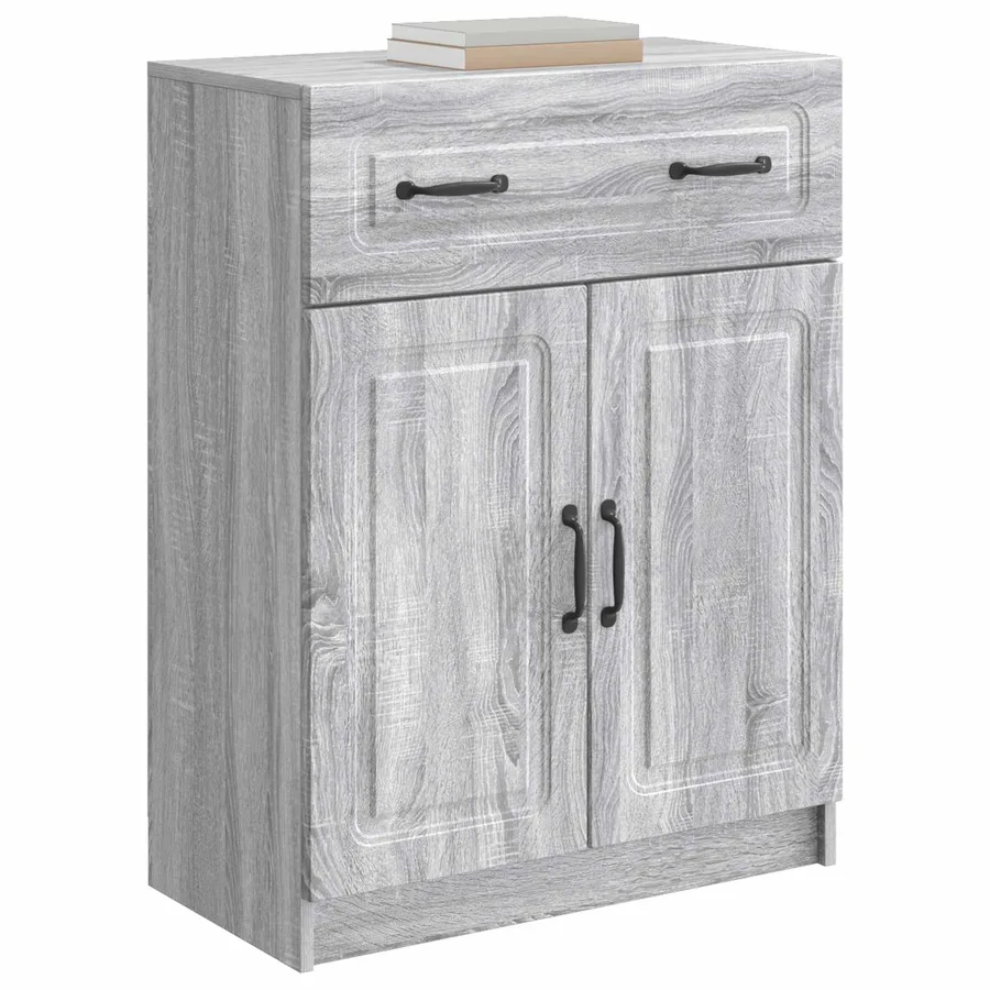 Buffet Sonoma gris 66 x 34,5 x 87 cm Bois d'ingénierie - 3